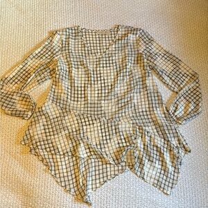 Logo by Lori Goldstein Sheer Top